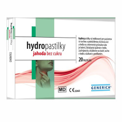 GENERICA Hydropastilky jahoda 20 ks