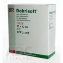 Debrisoft - materiál na čistenie rán na odstránenie nektrotikého tkaniva, 10x10 cm, 1x1 ks
