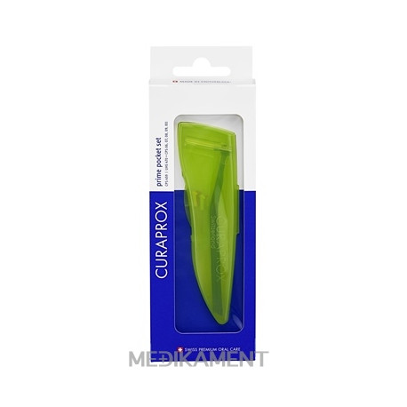 CURAPROX CPS 459 Prime pocket set vrecková sada (držiak UHS 470 + 5x medzizubná kefka CPS)