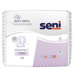 Seni SAN Maxi plienky vkladacie anatomické 7 kvap. 2400 ml 10 ks