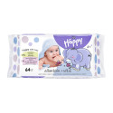 Bella Happy Detské vlhčené obrúsky alantoín a vitamín E 64 ks