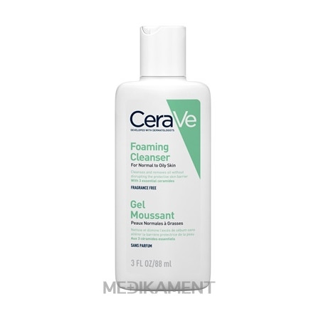 CeraVe ČISTIACI PENIVÝ GÉL na normálnu až mastnú pleť 88 ml