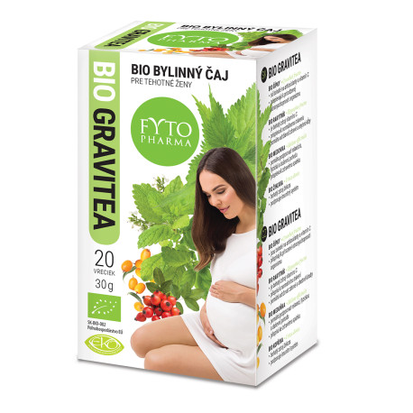 FYTO Bio bylinný čaj gravitea pre tehotné ženy 20 x 1,5 g 