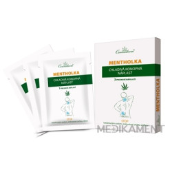 Cannaderm MENTHOLKA chladivá konopná náplasť 3 ks