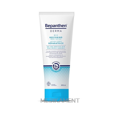 Bepanthen DERMA RESTORING BODY LOTION hydratačné a vyživujúce telové mlieko 200 ml