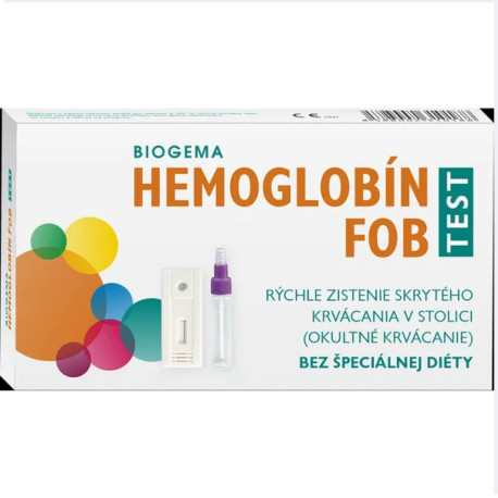 HEMOGLOBÍN TEST na okultné krvácanie 1 ks
