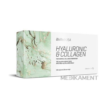 BioTechUSA HYALURONIC AND COLLAGEN kapsule 120 ks