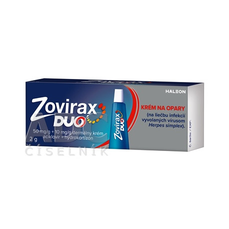 Zovirax DUO krém na opary 2 g