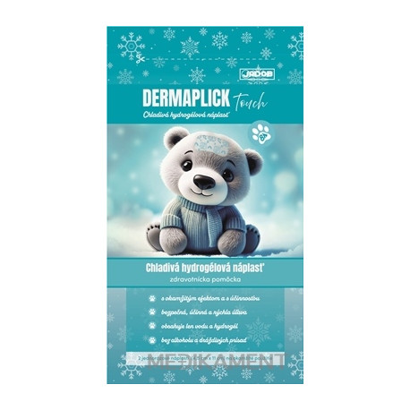 JADOB DERMAPLICK Touch chladivá hydrogélová náplasť (4,5 x 11 cm) 2 ks