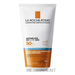 LA ROCHE-POSAY ANTHELIOS UVMUNE 400 SPF50+ MILK telové mlieko s ochranným faktorom 150 m