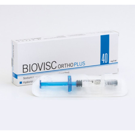 Biovisc Ortho Plus Roztok viskoelastický inj 1x2 ml/40 mg 2 % natrium hyaluronat 1 ks