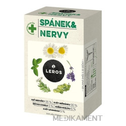 LEROS SPÁNOK A NERVY vrecúška 20 x 1,3 g 