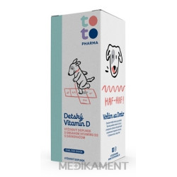 TOTO Detský Vitamín D kvapky s dávkovacou pumpičkou 20 ml