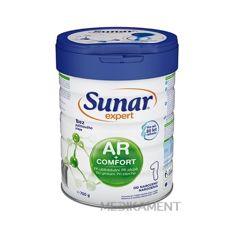 Sunar Expert AR+COMFORT 1 dojčenská výživa od narodenia 700 g