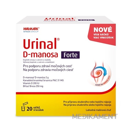 WALMARK Urinal D-manosa Forte vrecúška 20 ks