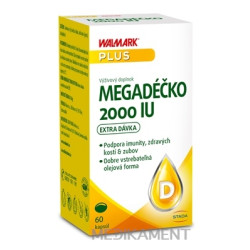 WALMARK Megadéčko 2000 IU kapsuly 60 ks