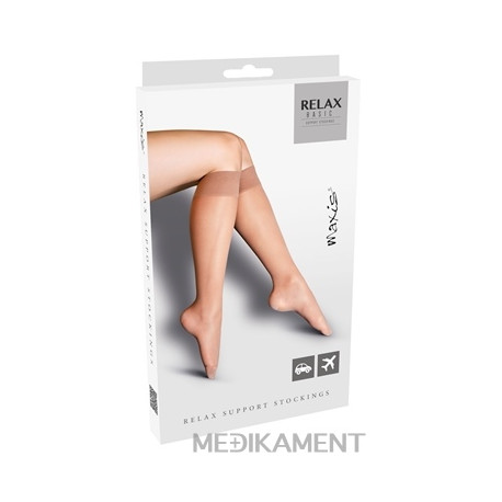 MAXIS RELAX BASIC LÝTKOVÉ PANČUCHY veľkosť XXL svetlé 1 pár