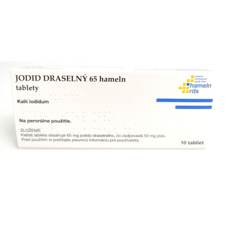 JODID DRASELNY 65mg HAMELN tablety 10 ks