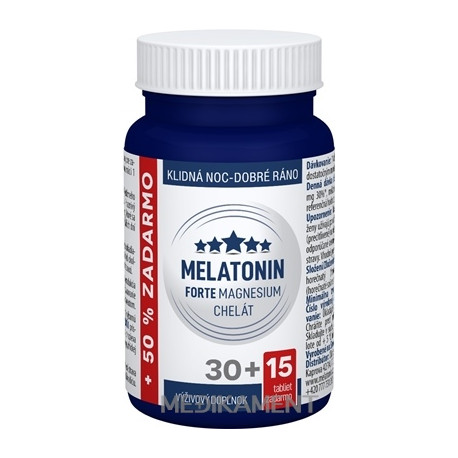 Clinical MELATONÍN FORTE MAGNESIUM CHELÁT tablety 45 ks