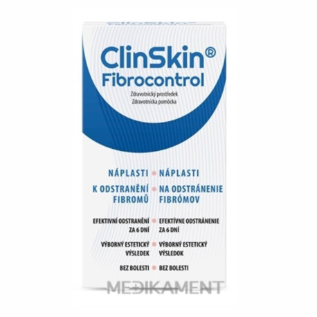 ClinSkin Fibrocontrol na odstránenie fibrómov náplasť 3 ks