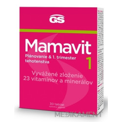 GS Mamavit 1 Plánovanie a 1. trimester tablety 30 ks