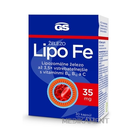 GS Železo Lipo Fe kapsuly 30 ks