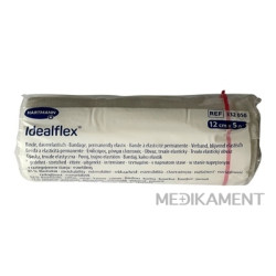 Idealflex obväz elastický krátkoťažný 85% 12cm x 5 m 1 ks