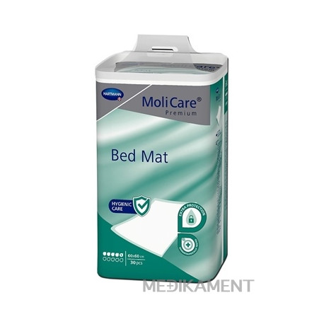 MoliCare Premium Bed Mat 5 kvapiek 60 x 60 cm absorpčné podložky 30 ks