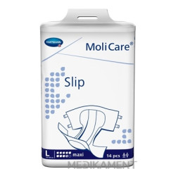MoliCare Slip Maxi 9 kvapiek L inkontinenčné nohavičky 120 - 150 cm 4600 ml 14 ks