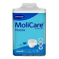MoliCare Premium Mobile 6 kvapiek L modré plienkové nohavičky naťahovacie 14 ks