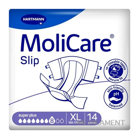 MoliCare Slip Super Plus 8 kvapiek XL nohavičky inkontinenčné zalepovacie 14 ks