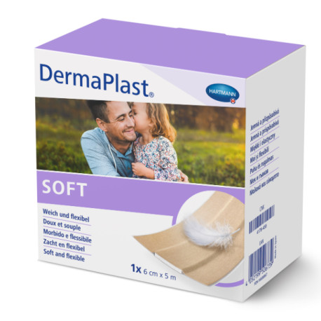 DERMAPLAST SOFT 6 cm x 5 m 1 ks