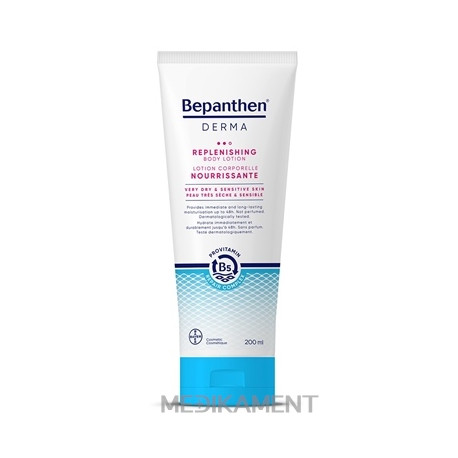 Bepanthen DERMA REPLENISHING BODY LOTION hĺbkovo vyživujúce telové mlieko 200 ml