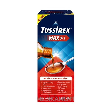 TUSSIREX MAX 8v1 sirup 120 ml