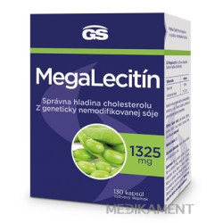 GS MegaLecitín 1325 mg kapsuly 130 ks