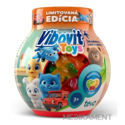 VIBOVIT+ TOYS želé multivitamíny s ovocnou príchuťou 200 g