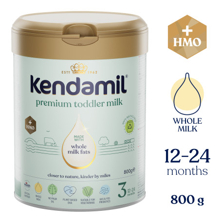 KENDAMIL 3 Premium HMO+ batoľacie mlieko 800 g