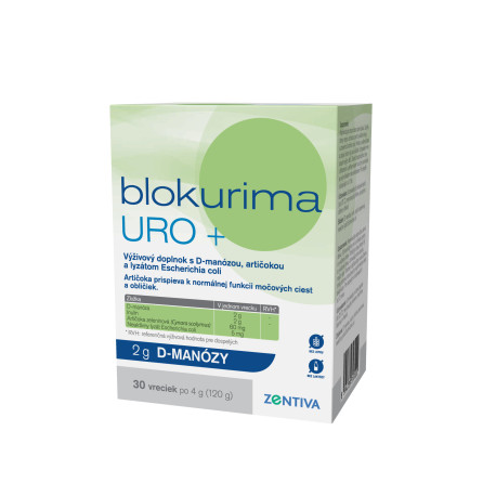 Blokurima URO+ 2g D-manózy vrecká 30 ks