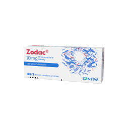Zodac 10 mg tablety 7 ks