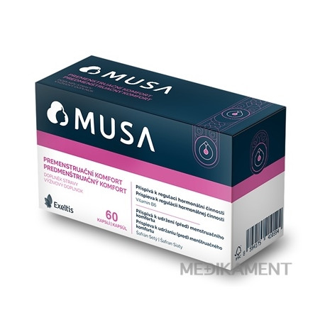 MUSA PREDMENŠTRUAČNÝ KOMFORT kapsule 60 ks