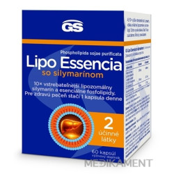 GS Lipo Essencia so silymarínom kapsuly 60 ks