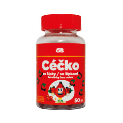 GS Céčko so šípkami želatínky bez cukru 50 ks