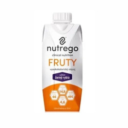 Nutrego FRUTY s príchuťou čierna ríbezľa 12 x 330 ml