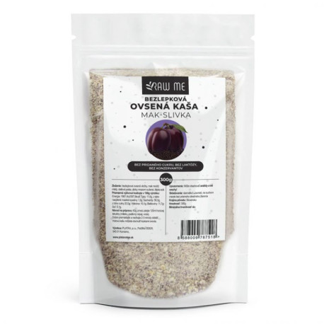 RAW ME BEZL.OVSENA KASA Mak-Slivka 300 g