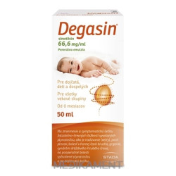 Degasin Simetikón 66,6 mg/ml perorálna emulzia 50 ml