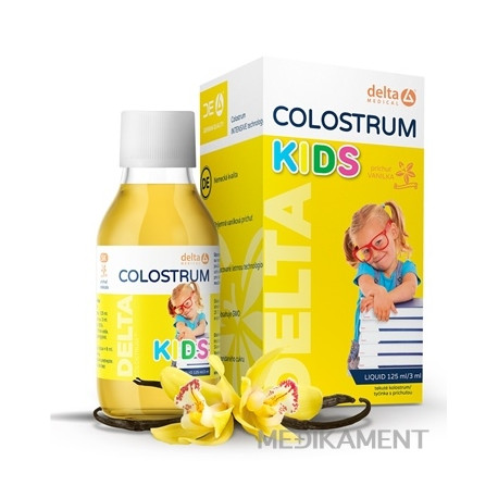 DELTA COLOSTRUM KIDS Vanilka tekuté 125 ml