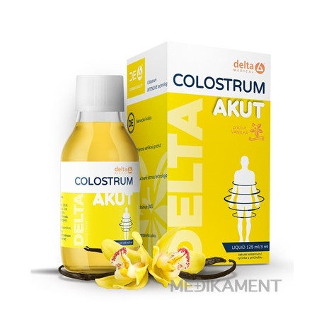 DELTA COLOSTRUM AKUT Vanilka tekuté 125 ml