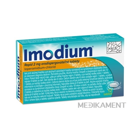 Imodium Rapid 2 mg tablety 12 ks
