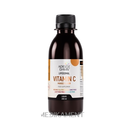 Adelle Davis Liposomal VITAMÍN C tekutý príchuť mango 200 ml