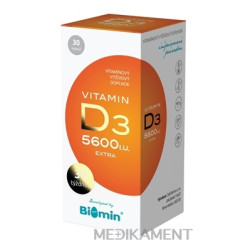 BIOMIN CALCIBONE Vitamín D3 EXTRA 5600 I.U. kapsuly 30 ks